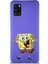Samsung Galaxy A31 Soft Premier Kapak Sünger Bob Tasarımlı Silikon Kılıf - Mor 1