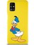 Samsung Galaxy M51 Soft Premier Kapak Donald Duck-D Tasarımlı Silikon Kılıf - Sarı 1