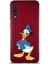 Samsung Galaxy A50 Soft Premier Kapak Donald Duck-C Tasarımlı Silikon Kılıf - Mürdüm 1