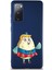 Samsung Galaxy S20 Fe Soft Premier Kapak Puff Tasarımlı Silikon Kılıf - Lacivert 1