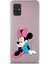 Samsung Galaxy A51 Soft Premier Kapak Minnie Mouse-E Tasarımlı Silikon Kılıf - Pudra 1