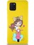 Samsung Galaxy Note 10 Lite Soft Premier Kapak Vespagirl Tasarımlı Silikon Kılıf - Sarı 1