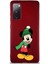 Samsung Galaxy S20 Fe Soft Premier Kapak Mickey Mouse-G Tasarımlı Silikon Kılıf - Mürdüm 1