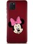 Samsung Galaxy A81 Soft Premier Kapak Minnie Mouse-C Tasarımlı Silikon Kılıf - Mürdüm 1