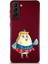 Samsung Galaxy S21 Plus Soft Premier Kapak Puff Tasarımlı Silikon Kılıf - Mürdüm 1