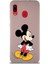 Samsung Galaxy A20 Soft Premier Kapak Mickey Mouse-D Tasarımlı Silikon Kılıf - Pudra 1