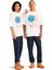 Regenerative Organic Cotton Graphic Erkek Beyaz Yuvarlak Yaka Tişört 1