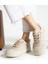 Zeny Krem Kadın Sneakers 2