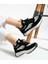 Aron Siyah Triko Kadın Sneakers 3
