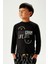 Erkek Çocuk Siyah T-Shirt 23FW1NB3531 2