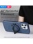 Space 13 Pro Max Moca Serisi Magsafe Standlı Kılıf Mavi 4