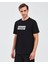 Graphic T-Shirt M Short Sleeve Erkek Siyah Tshirt S241056-001 2