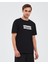 Graphic T-Shirt M Short Sleeve Erkek Siyah Tshirt S241056-001 4