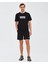 Graphic T-Shirt M Short Sleeve Erkek Siyah Tshirt S241056-001 5