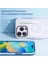 iPhone 14 Shield Serisi Magsafe Anti Shock Kılıf Beyaz 2