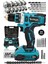 Tekno Trust 36 Volt Assur Plus Profesional 58 Vf Çelik Şanzıman 24 Parça Şarjlı Matkap Set Kablosuz 2'li 24 Wat 1