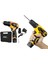 Tekno Trust 4 Volt Pro Speed 24 V 4 Ah Metal Şanzuman Çift Akülü Vidalama Armut Şarjlı Matkap 4.0 - 4.4 Ah 3