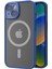 iPhone 14 Anti-Drop Lens Korumalı Magsafe Kılıf Mavi 1