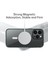 iPhone 14 Pro Shield Serisi Magsafe Antishock Kılıf Şeffaf Siyah 4