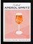 Aperol Spritz 21 x 30 cm - Siyah Çerçeveli 1