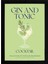 Gin Tonic 21 x 30 cm - Siyah Çerçeveli 1