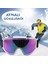 Kayak Gözlüğü Aynalı Gökkuşağı Ventilli Güneş Kar Koruyucu Gözlük Uv Korumalı Snowboard Glasses Gözlük 1