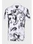 Desenli Pamuklu Slim Fit Polo Yaka T Shirt Erkek Polo Yaka T Shirt 76GAG6S0 JS286 003 5