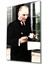 Atatürk Portresi Cam Tablo, Ev ve Ofis Duvar Dekoru, Hediyelik Büyük Temperli 4 mm Cam Tablo 1