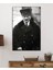 Atatürk Portresi Uv Baskılı Cam Tablo, Ev ve Ofis Duvar Dekoru Hediyelik 2