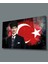 Atatürk ve Ay Yıldız Cam Tablo, Uv Baskılı ve Temperli, Hediyelik 1