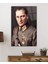 Atatürk Portresi Uv Baskılı Cam Tablo, Ev ve Ofis Duvar Dekoru Hediyelik 2