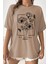 Only Trendwear Unisex Be Happy Baskılı Oversize Tshirt 1