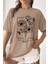 Only Trendwear Unisex Be Happy Baskılı Oversize Tshirt 2