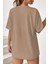 Only Trendwear Unisex Be Happy Baskılı Oversize Tshirt 4