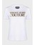 Versace Jeans Couture Logolu Bisiklet Yaka % 100 Pamuk Regular Fit T Shirt Kadın T Shirt 76HAHT04 CJ00T G03 4