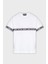 Logolu Bisiklet Yaka Pamuklu Regular Fit T Shirt Erkek T Shirt 76GAHC06 CJ01C 003 4