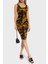 Versace Jeans Couture Desenli Bodycon Elbise Bayan Elbise 76HAO9B6 JS291 G89 1