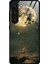 Samsung Galaxy S24 Için+ Ince Deseni Baskı Temperli Cam Pc+ Tpu Koruyucu Moon Telefon Kılıfı (Yurt Dışından) 1