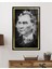 Gold Şerit Siyah Beyaz Atatürk Cam Tablo, Uv Baskılı ve Temperli, Hediyelik 2