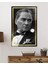 Gold Şerit Siyah Beyaz Atatürk Yapay Zeka Cam Tablo, Uv Baskılı ve Temperli, Hediyelik 2