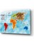 Dünya Haritası 74 Cam Tablo 1