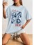 Only Trend Wear Unisex Talk Is Cheap Baskılı Oversize Tshirt 1