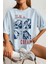 Only Trend Wear Unisex Talk Is Cheap Baskılı Oversize Tshirt 2