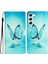 Samsung Galaxy S24+ Deseni Baskı Pu Deri Kelebek Telefon Kılıfı (Yurt Dışından) 1