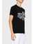 Logolu Bisiklet Yaka Pamuklu Slim Fit T Shirt Erkek T Shirt 76GAHG00 CJ00G 899 1