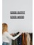 Ahşap Dekoratif Duvar Yazısı Butik - Good Outfit Good Mood 2