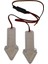 12 Volt 6.4 Watt Ok Şeklinde LED Flaşör Ok Yönlü Çakar Modül LED Beyaz Devreli 2 Adet Set 2