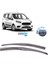 Ford Tourneo Courier 2014-2022 Sunplex Sport Style Cam Rüzgarlığı Set 2li 1