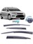 Ford Tourneo Courier 2014-2022 Sunplex Sport Style Cam Rüzgarlığı Set 4lü 1