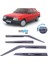 Bes Tuning Fiat Albea-Palıo-Sıena 2002-2012 Sunplex Sport Style Cam Rüzgarlığı Set 4lü 1